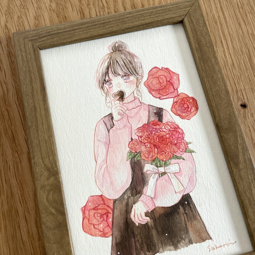 【3/7(土)20:00~販売開始】原画作品|伝えたい気持ち