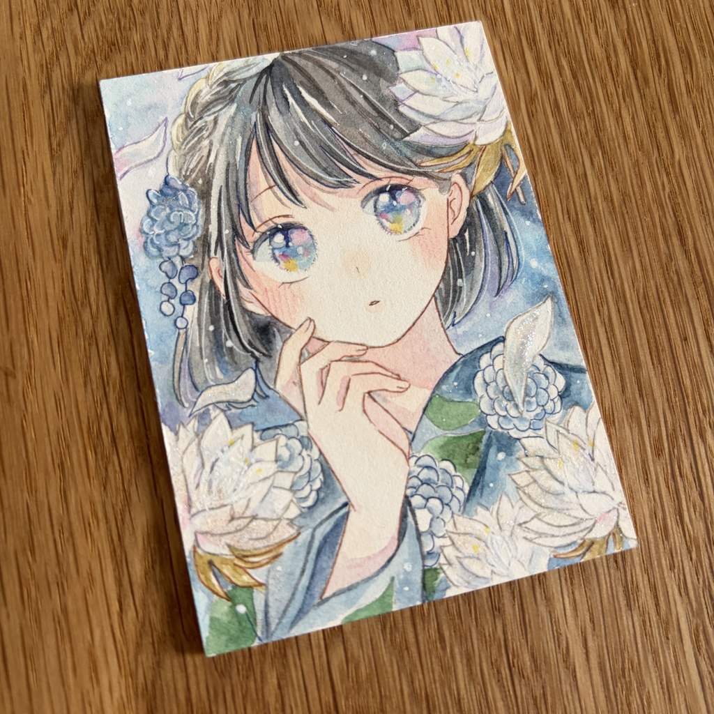 【9/11(金)20:00~販売開始】ATC作品|月下美人
