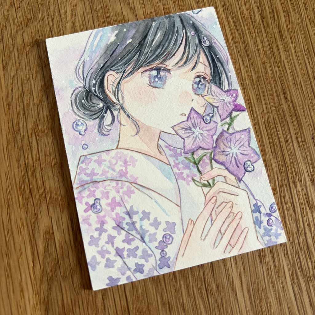 【9/11(金)20:00~販売開始】ATC作品|夏の名残