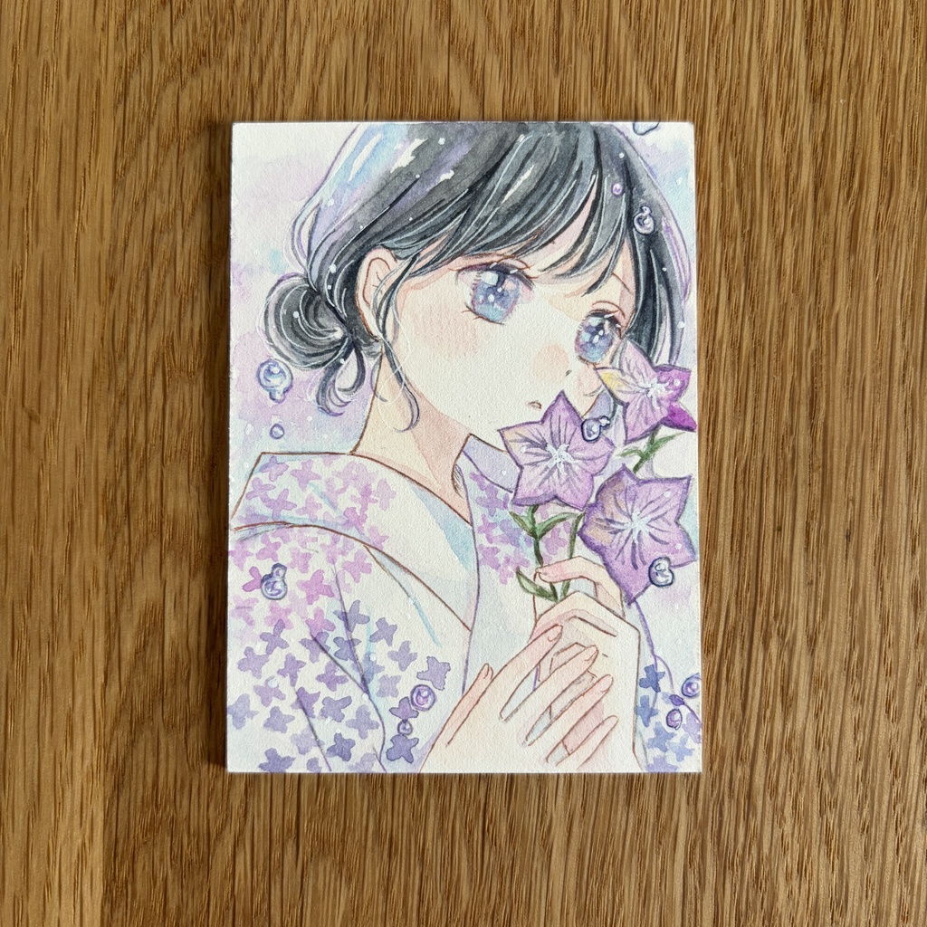 【9/11（金）20：00～販売開始】ATC作品｜夏の名残