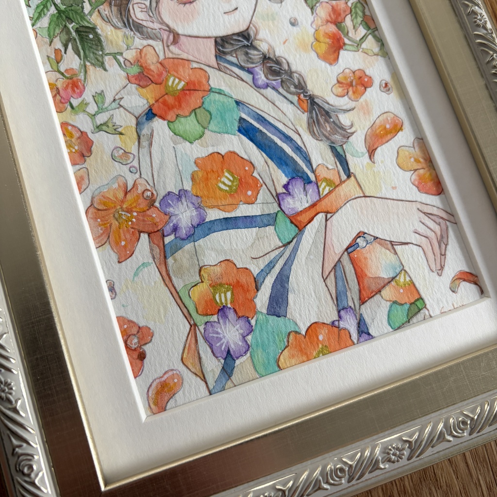 【9/11(金)20:00~販売開始】額装原画作品|凌霄花