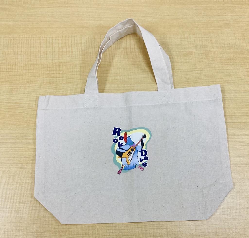 ロックなハトのランチトートバッグ