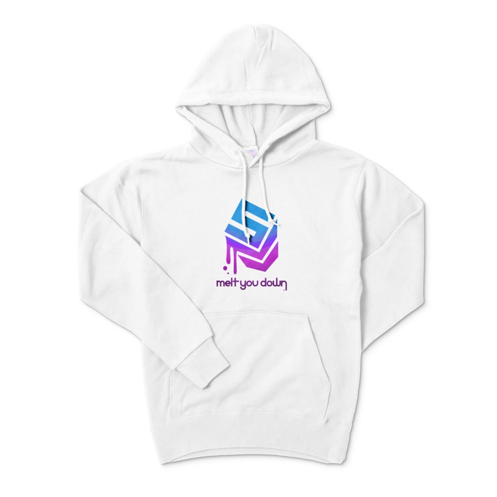 Melt You Down パーカー ホワイト【Melt You Down Hoodie White】