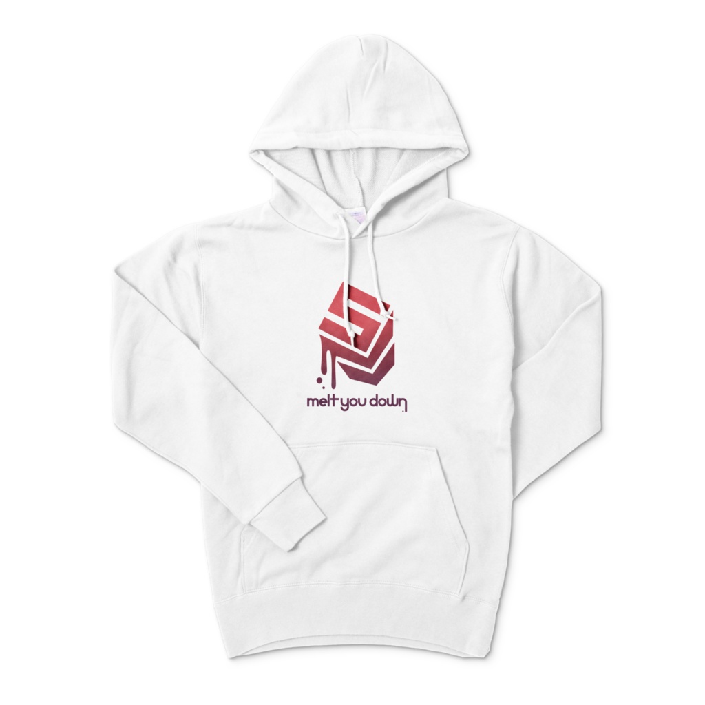 Melt You Down パーカー ホワイト【Melt You Down Hoodie White】