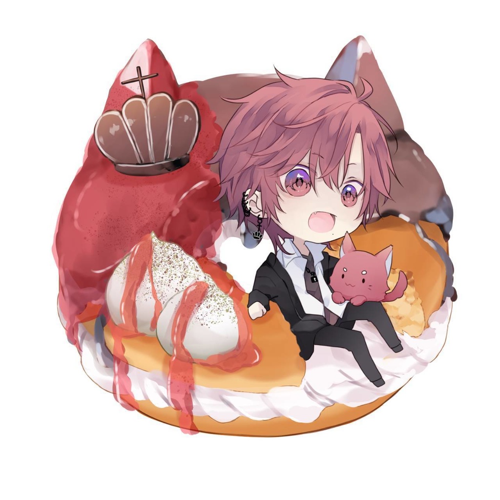 スイーツ×男子 アクリルキーホルダー