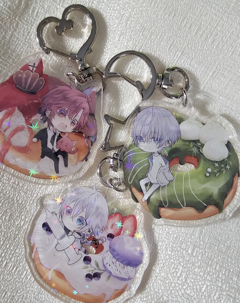 スイーツ×男子　アクリルキーホルダー