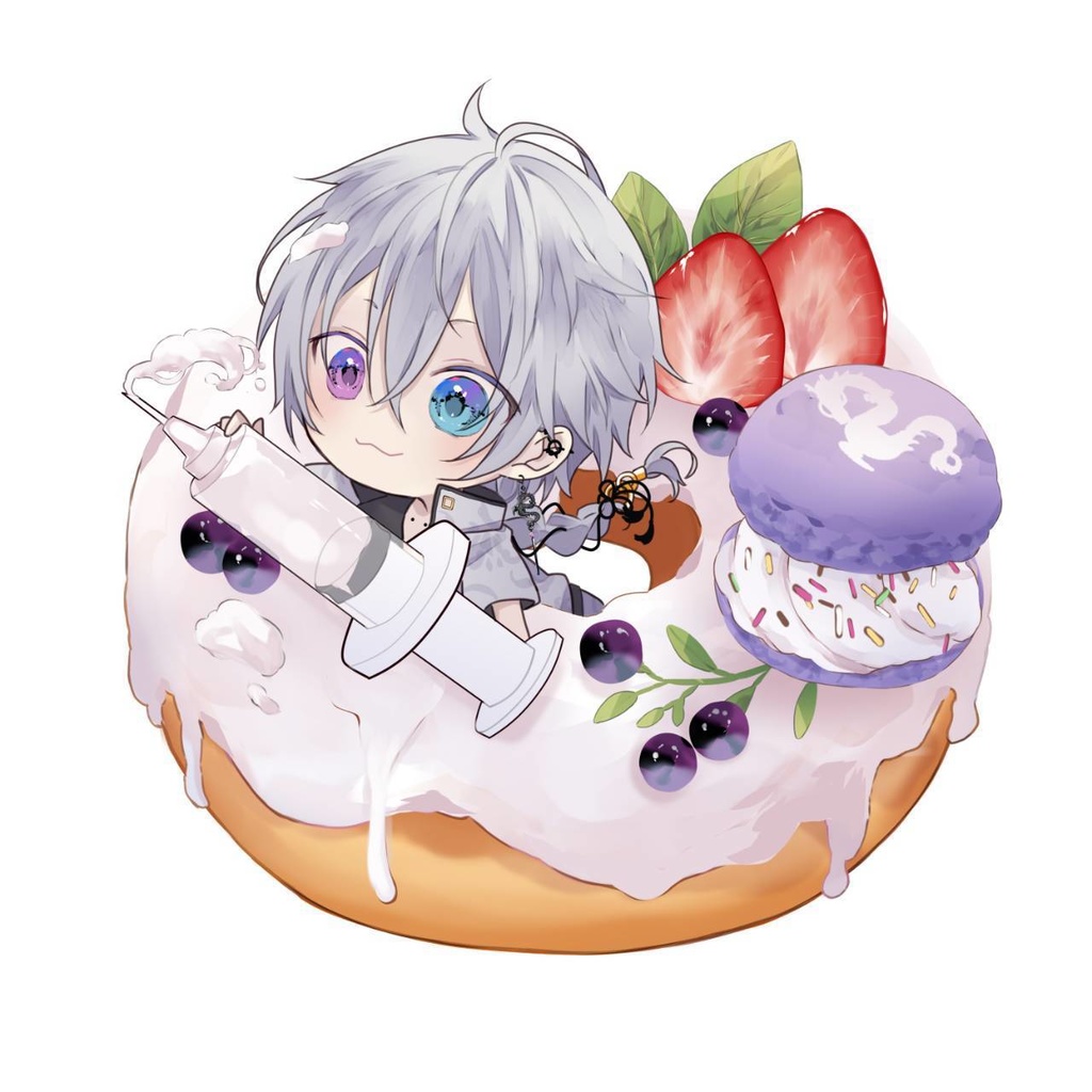 スイーツ×男子 アクリルキーホルダー