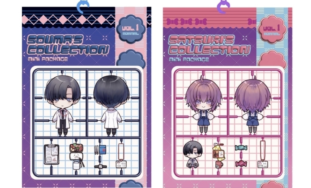 【1st anniversary】パッケージ風アクキー(全2種)【研究所仕様】