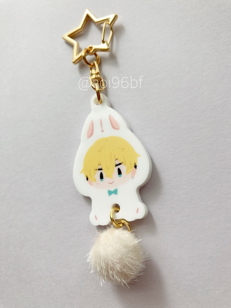 うさぎアクキー ちふゆver