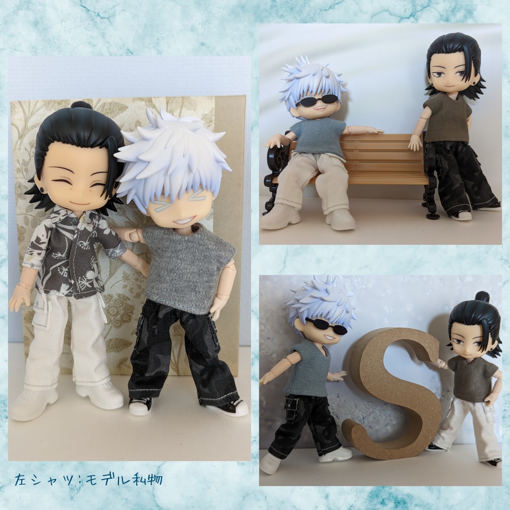 【受注制作】オビツ11 カーゴポケット付タックワイドパンツ