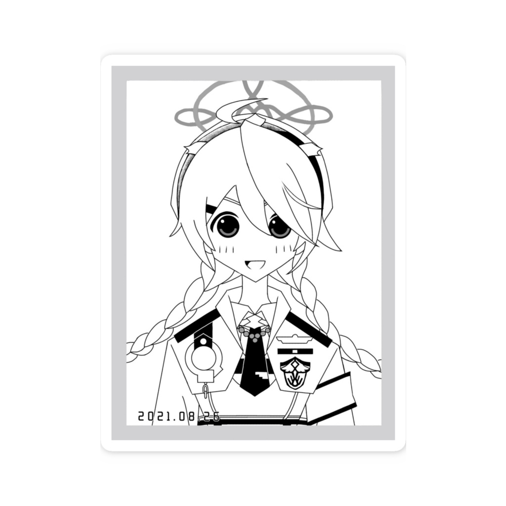 中務キリノ　スマホステッカー