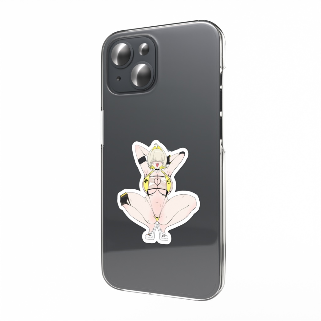 水着エレグ スマホステッカー