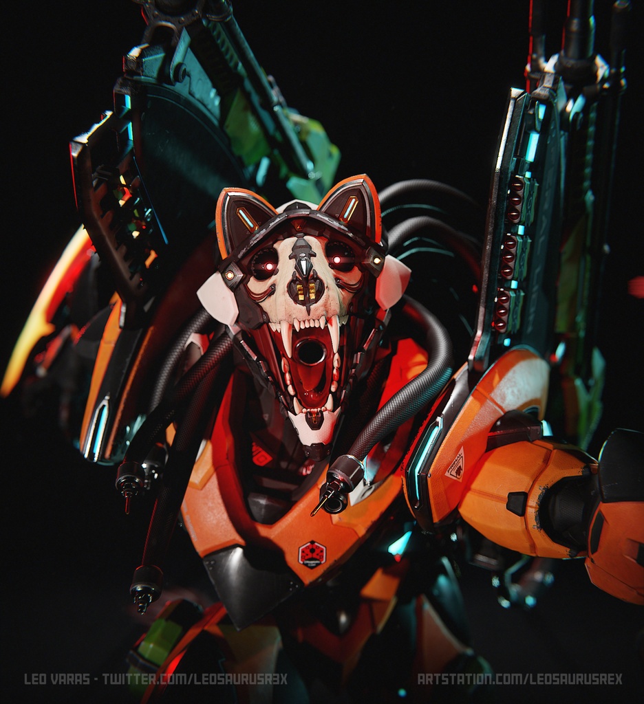 |3Dモデル|3D Model| Feral Unit: Lion