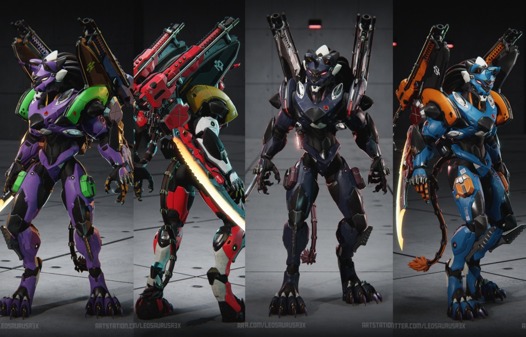 |3Dモデル|3D Model| Feral Unit: Lion