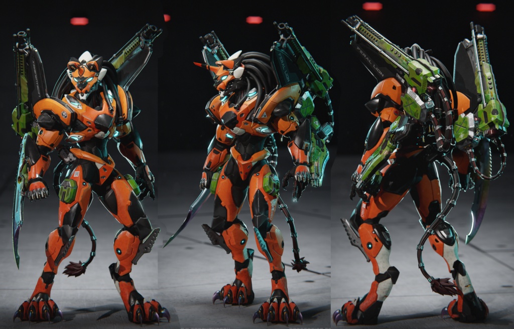 |3Dモデル|3D Model| Feral Unit: Lion