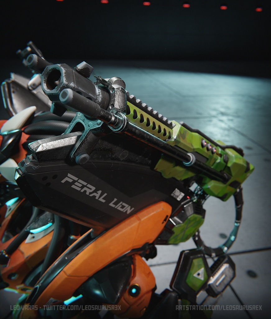 |3Dモデル|3D Model| Feral Unit: Lion