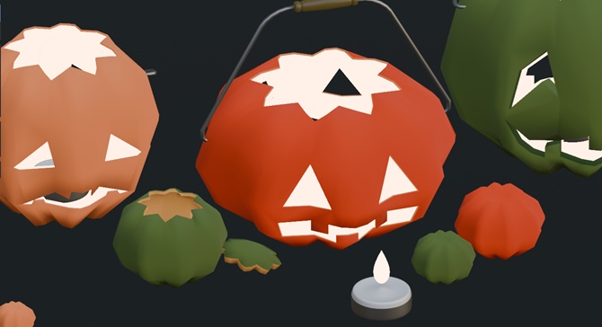 カボチャ ランタン