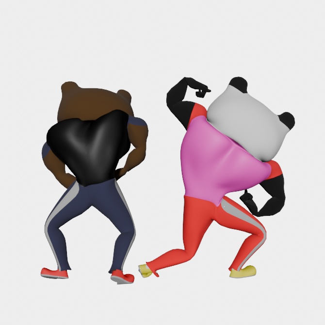 まっちょなクマ科 2体セット