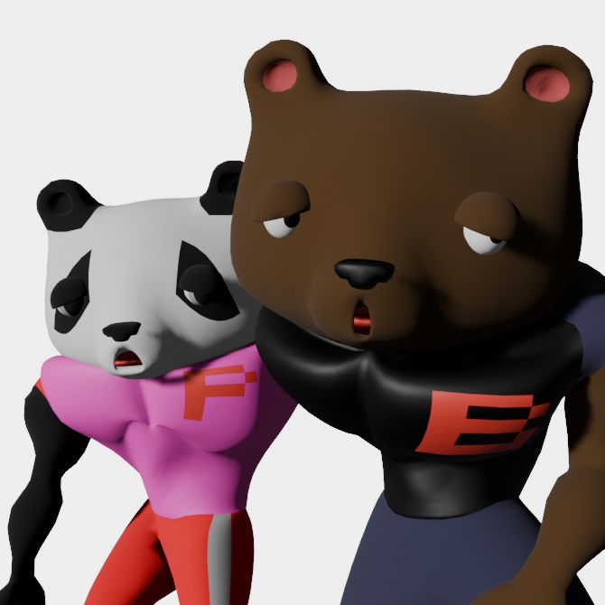 まっちょなクマ科 2体セット