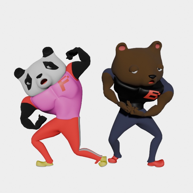 まっちょなクマ科 2体セット