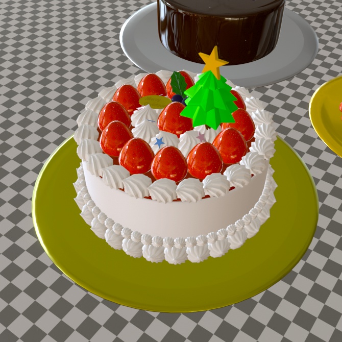 クリスマスケーキ 3種