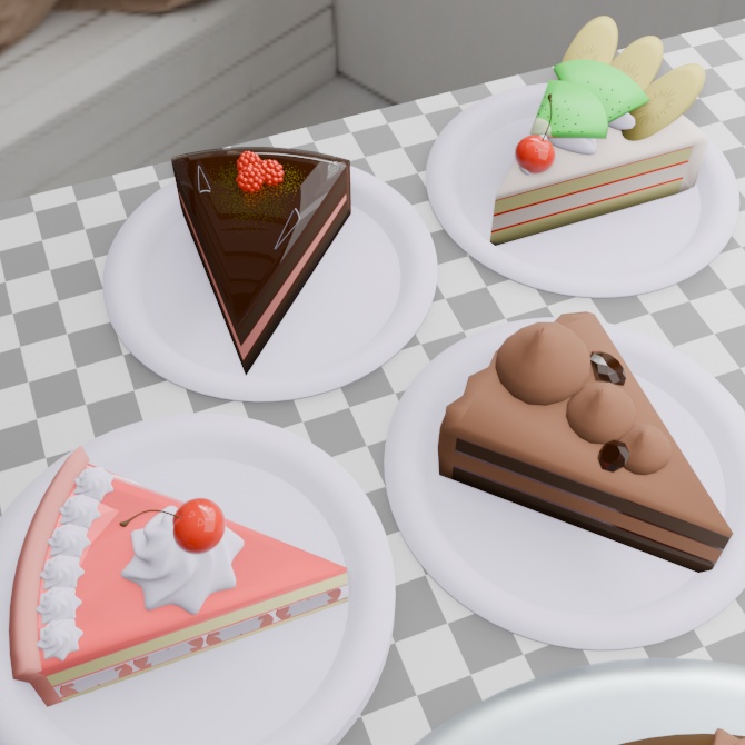 カットケーキセット 8種