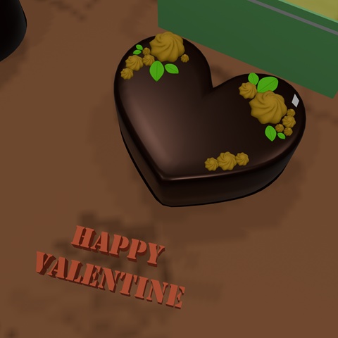 チョコレートケーキ 文字/カラー各種セット