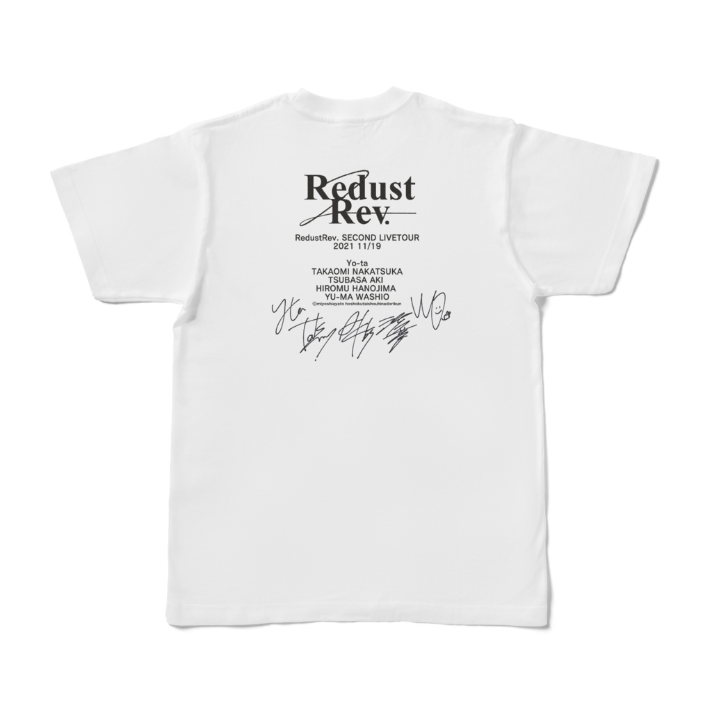 RedustRev.ライブTシャツ(捕食対象ひなどりくん)