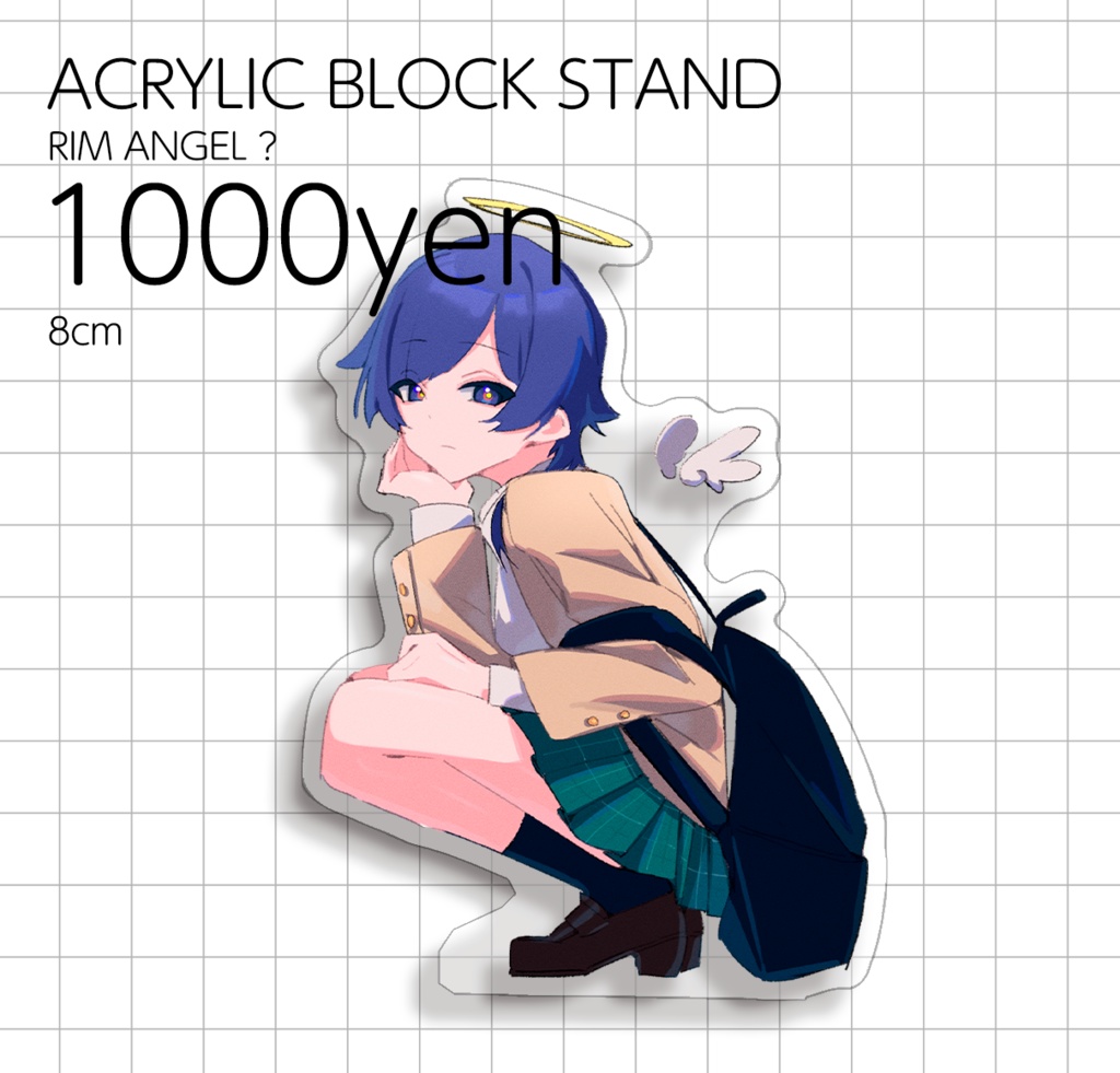 【C106】理芽アクリルブロックスタンド