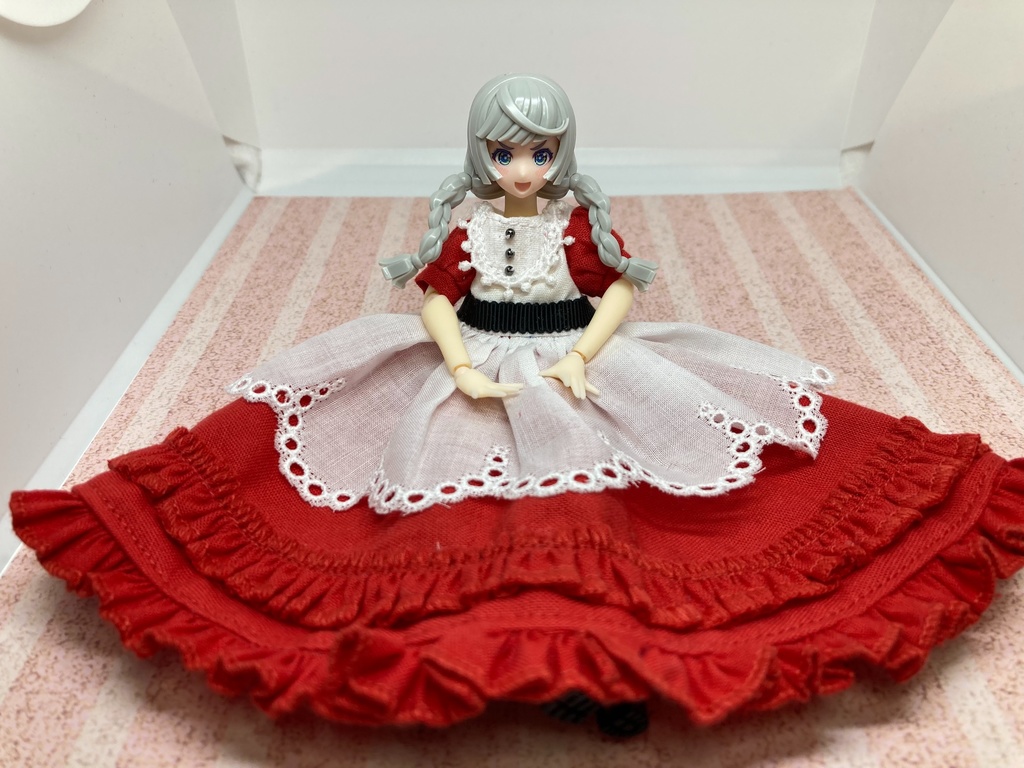 赤ずきんちゃんロングワンピースポンチョセット