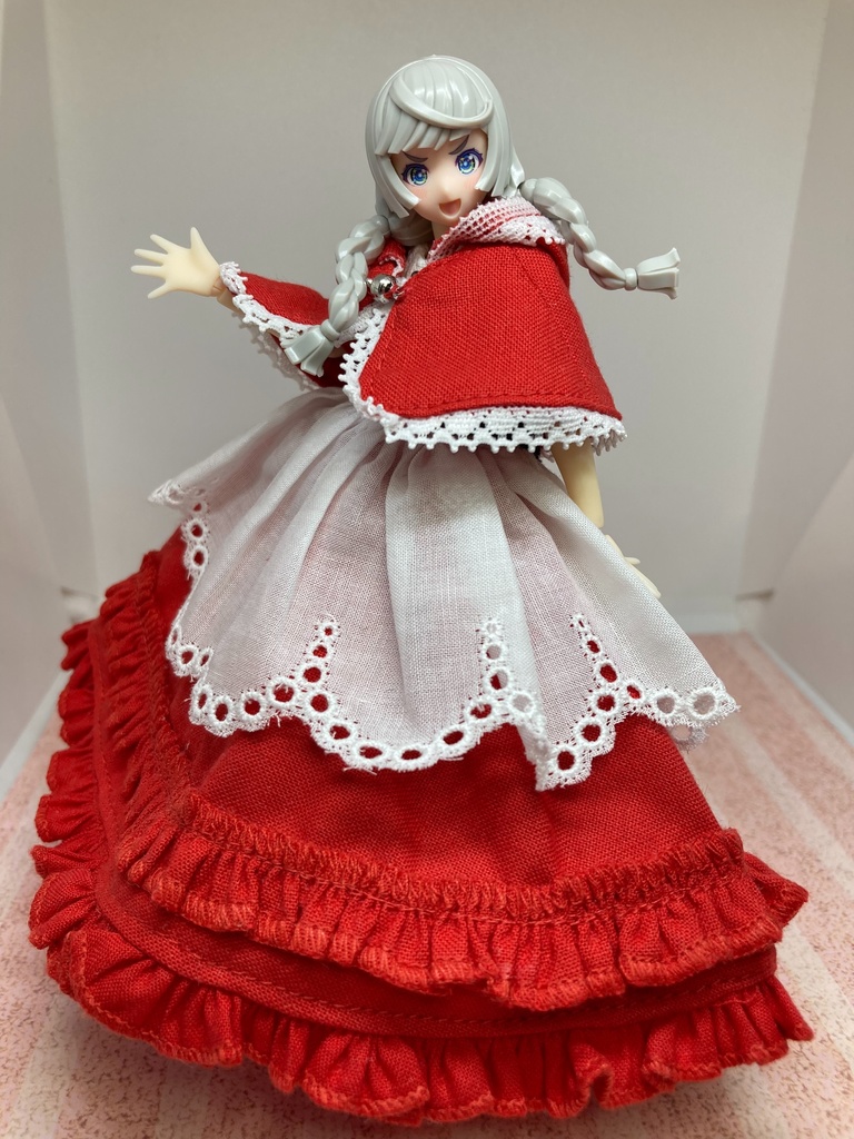 赤ずきんちゃんロングワンピースポンチョセット