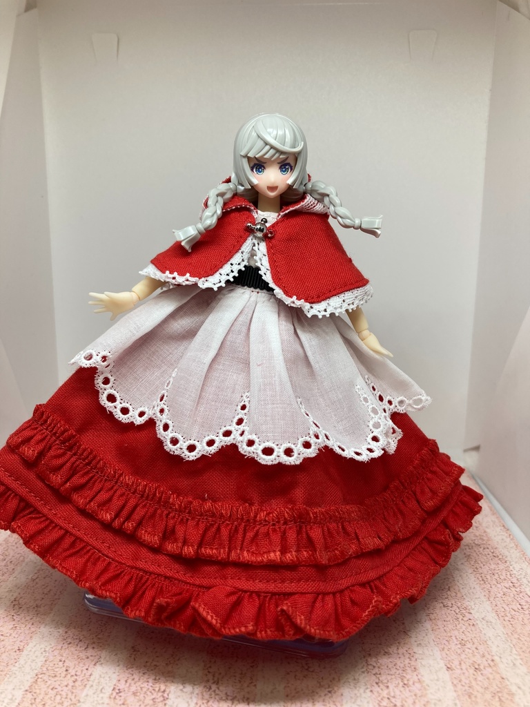 赤ずきんちゃんロングワンピースポンチョセット