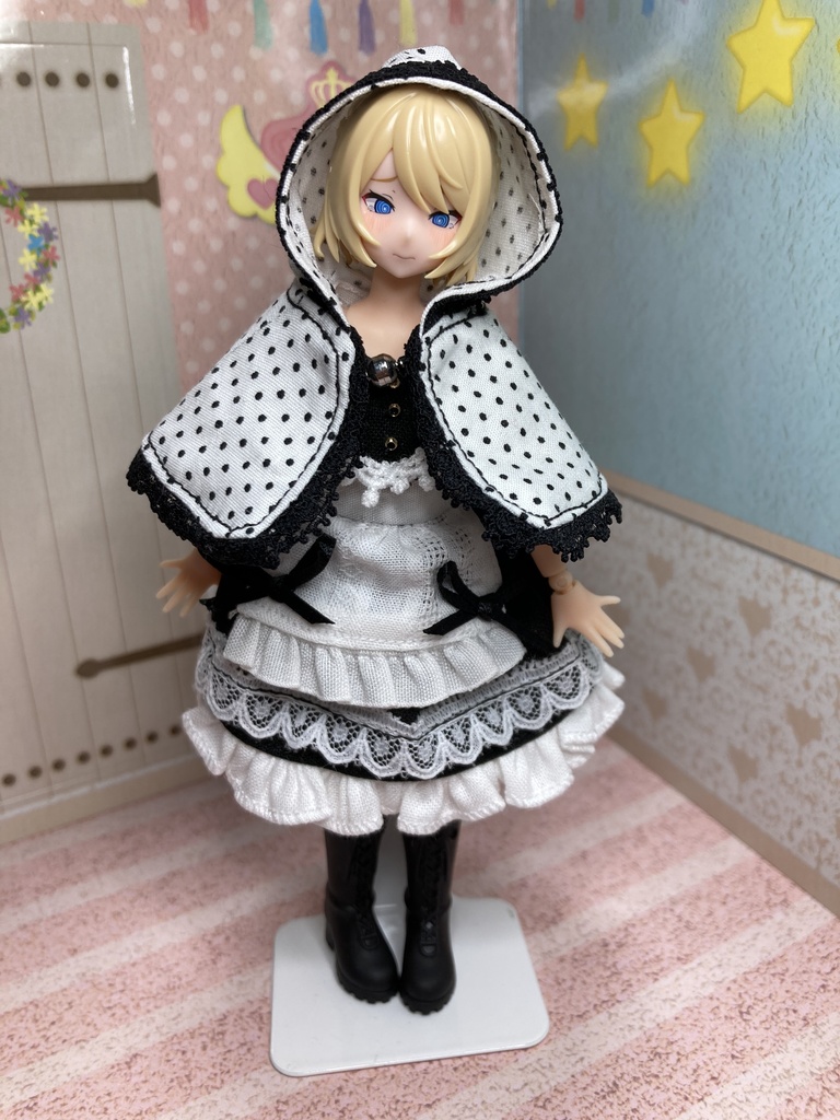 黒ずきんちゃん ショート丈ワンピースポンチョセット