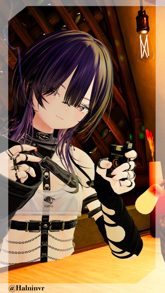 【さたにあ式タバコ対応テクスチャ】Nocturne Cat