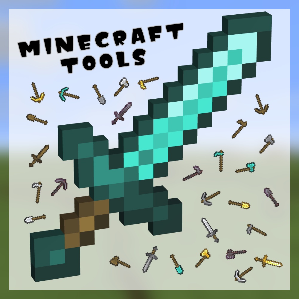 [無料/FreeDL] Fanmade Minecraft Tools【VRChat】