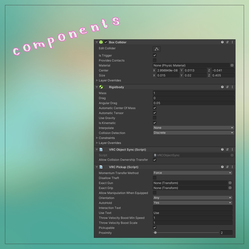 【VRChat/Unity】煙管+煙草盆 / Japanese smoking pipe + ashtray