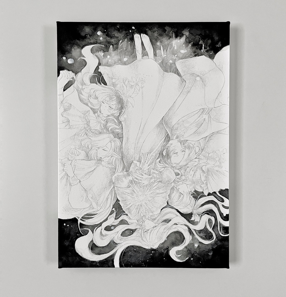 パネル原画「not alone」(2022.12)