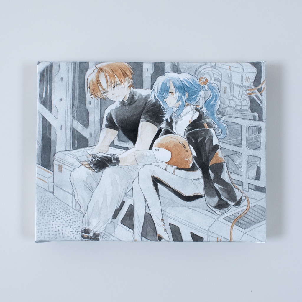 パネル原画「作戦会議」(2025.07)