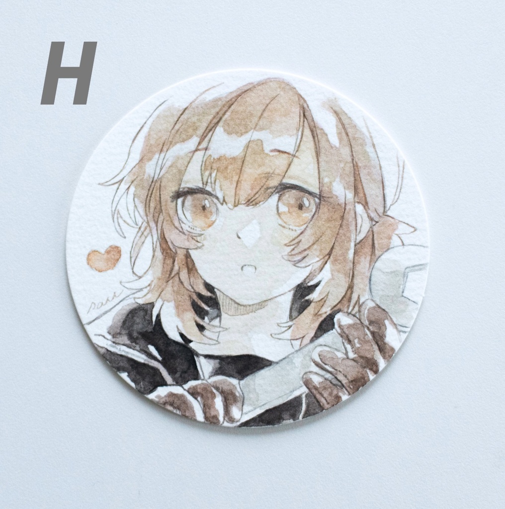 原画:水彩円形イラスト90×90mm(2024.06)