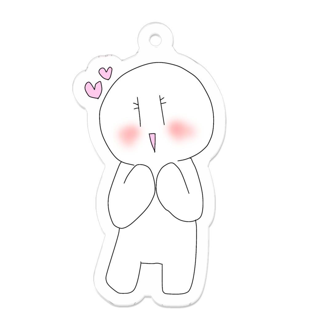 白玉子キーホルダー