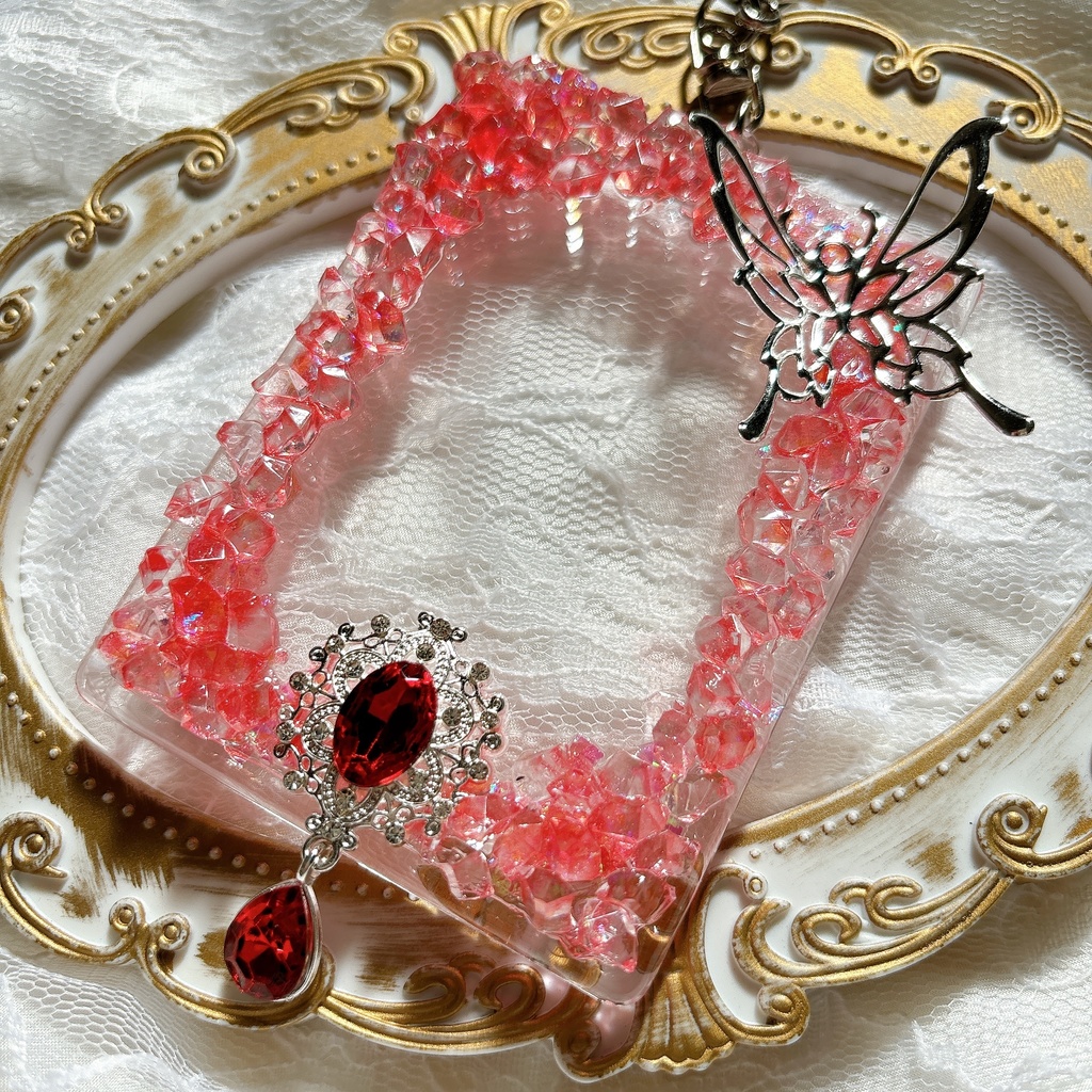 送料込み♡ 硬質トレカケース トレカケースデコ キラキラ キーホルダー