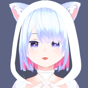 オリジナル3Dモデル【無料版有-vroid正式版】【VRoid3Dモデル】白猫女子