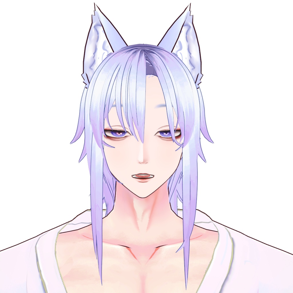 オリジナル3Dモデル【無料版有-vroid正式版】【VRoid3Dモデル】狐男の子