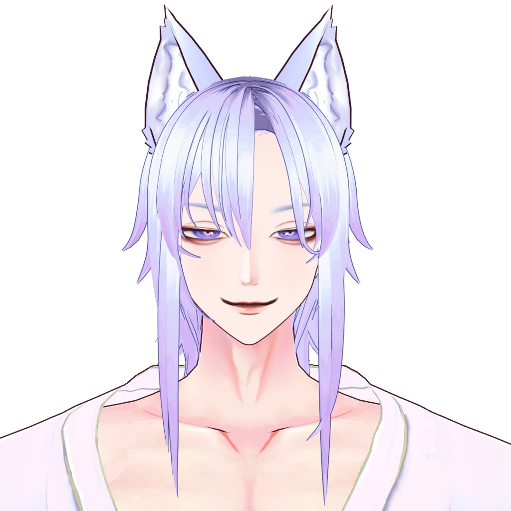 オリジナル3Dモデル【無料版有-vroid正式版】【VRoid3Dモデル】狐男の子