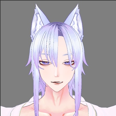 オリジナル3Dモデル【無料版有-vroid正式版】【VRoid3Dモデル】狐男の子