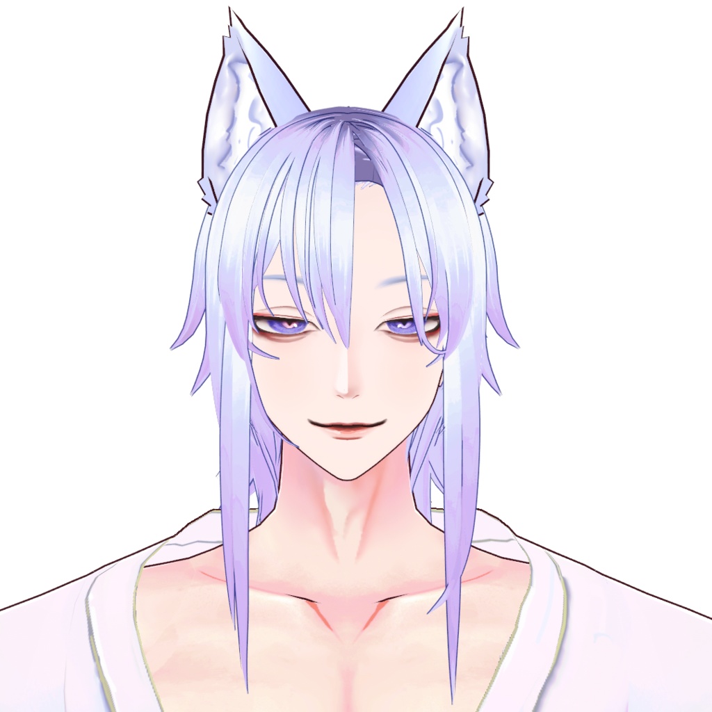 オリジナル3Dモデル【無料版有-vroid正式版】【VRoid3Dモデル】狐男の子