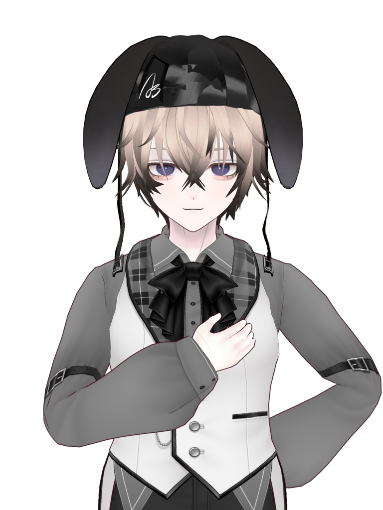 オリジナル3Dモデル【無料版有-vroid正式版】【VRoid3Dモデル】うさぎさん