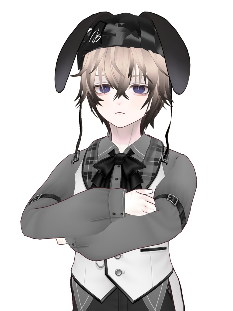 オリジナル3Dモデル【無料版有-vroid正式版】【VRoid3Dモデル】うさぎさん