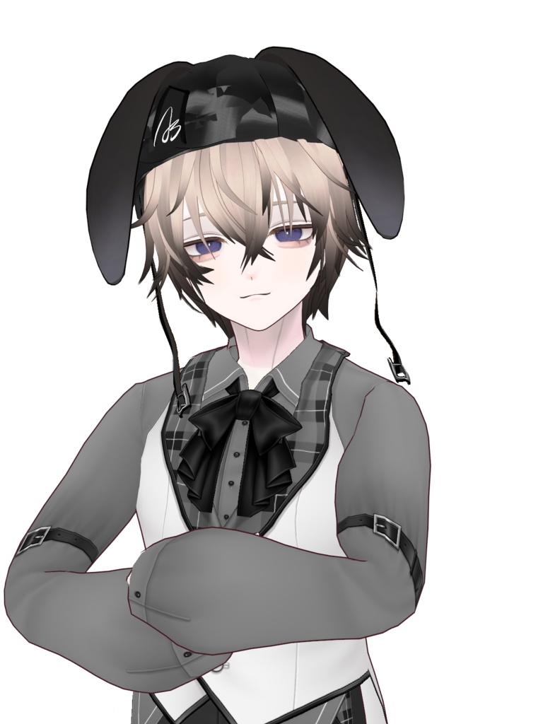 オリジナル3Dモデル【無料版有-vroid正式版】【VRoid3Dモデル】うさぎさん