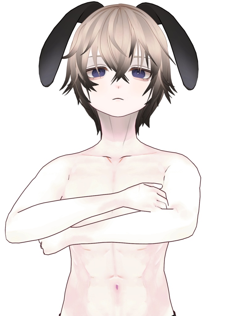 オリジナル3Dモデル【無料版有-vroid正式版】【VRoid3Dモデル】うさぎさん